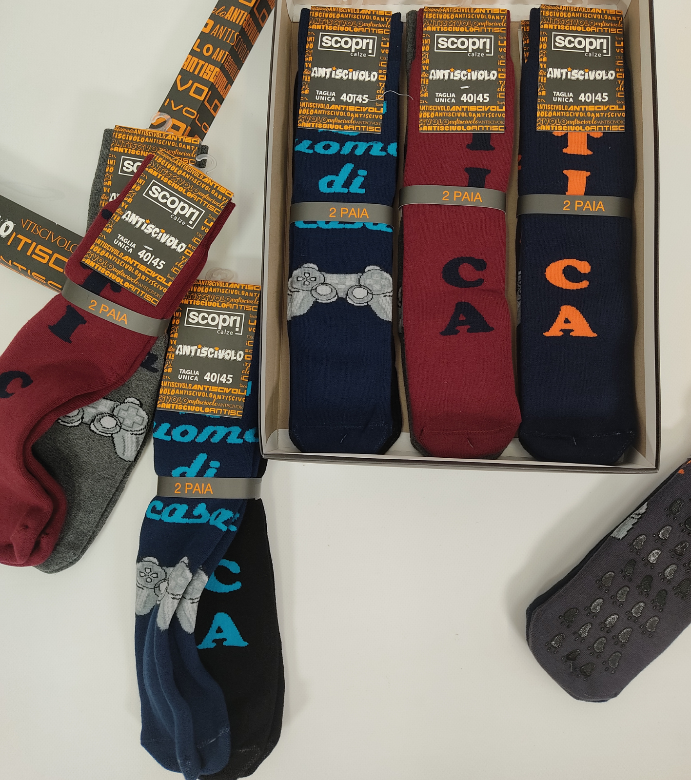 MEN'S ABS DRIVE SOCKS Tellini S.r.l. Wholesale Clothing